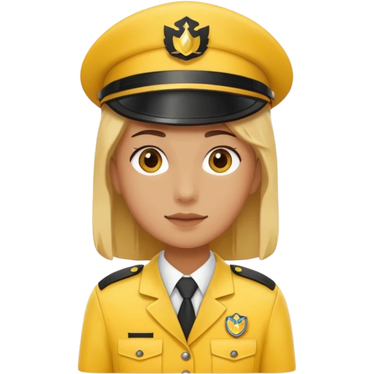 POLICE  IN YELLOW emoji