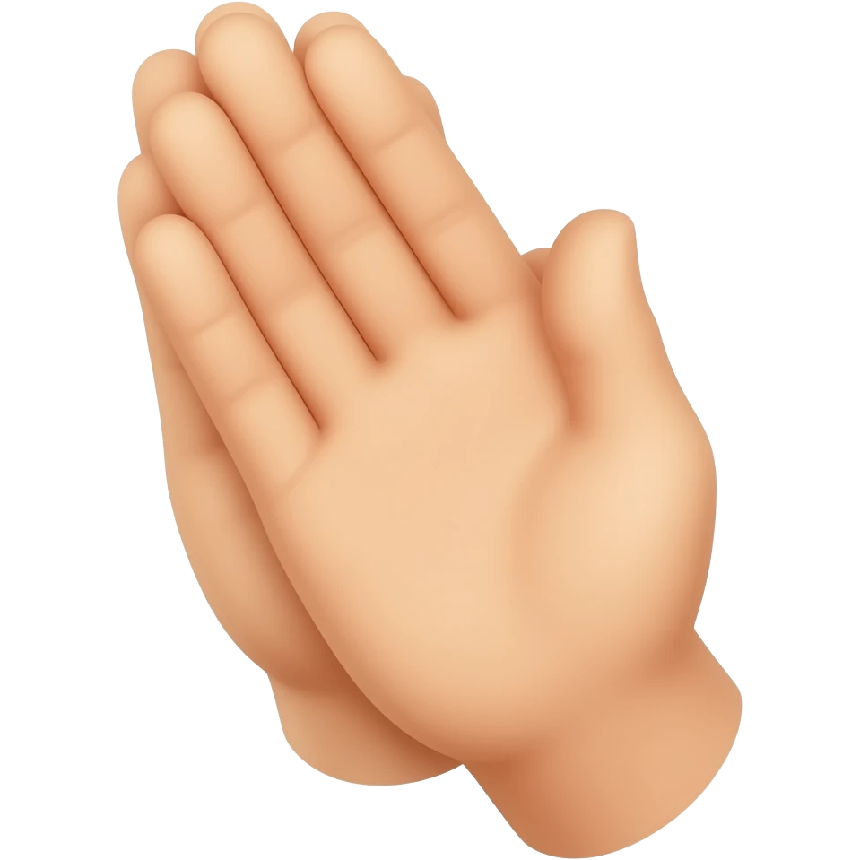 praising hand emoji