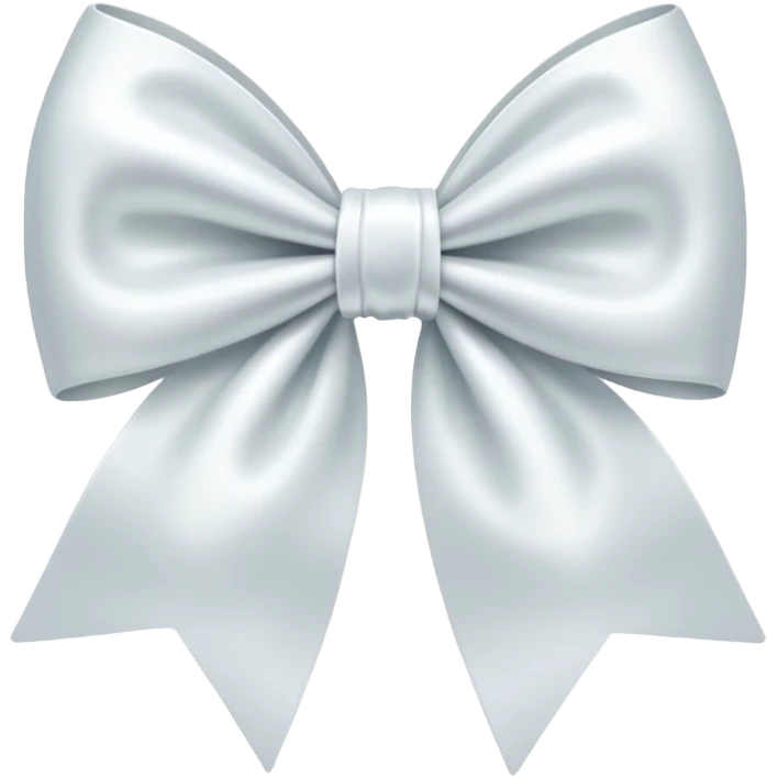 Really White bow emoji