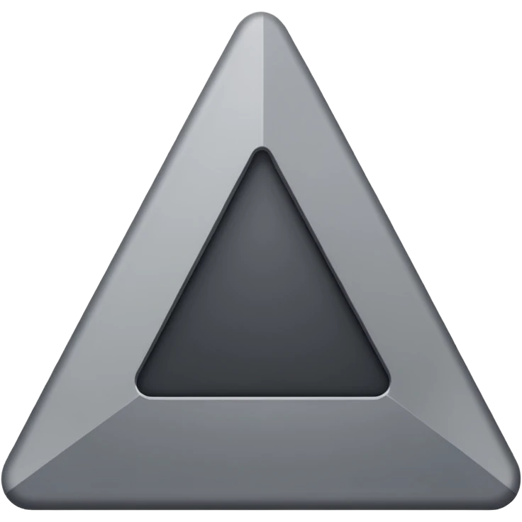 gray triangle emoji