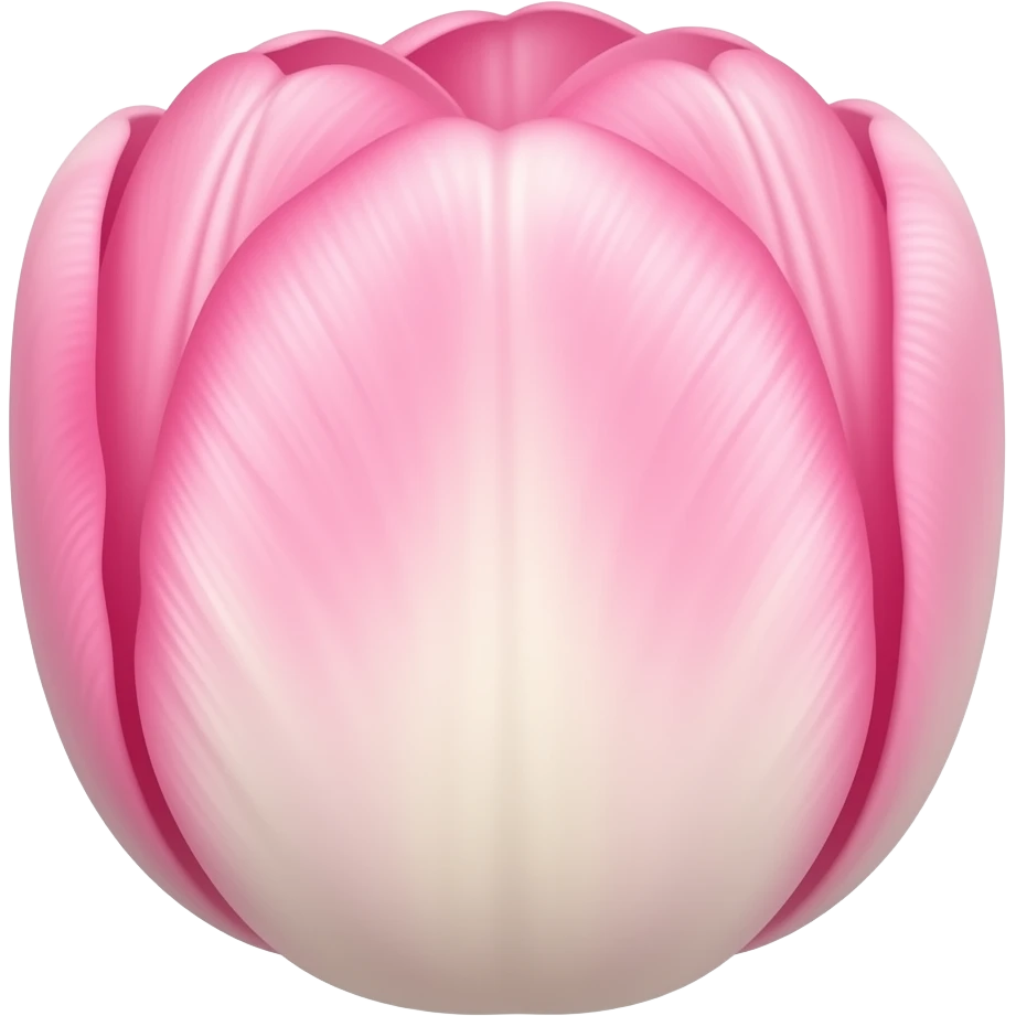 Full White pinky tulip emoji