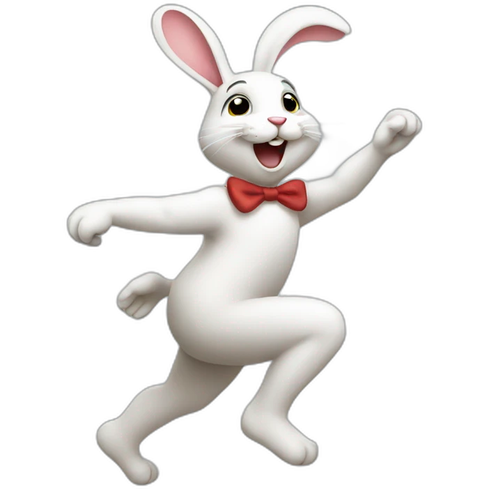 Dancing rabbit emoji