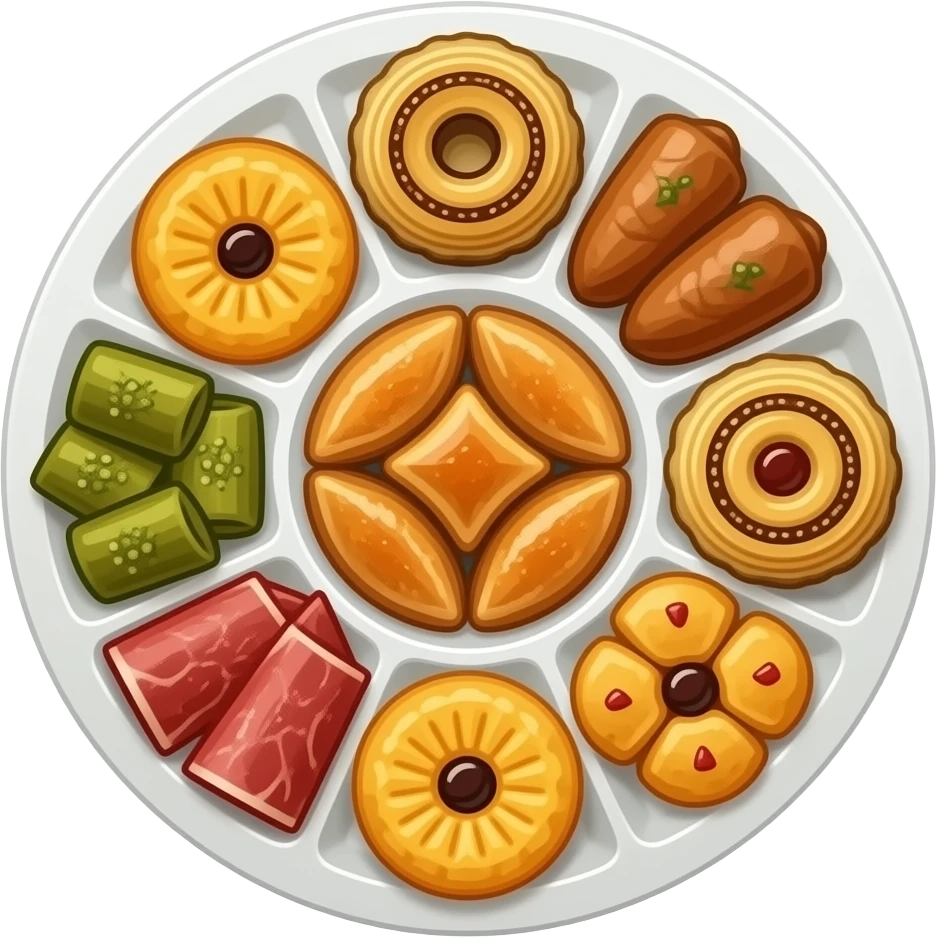 Gaziantep özgü bayram misafir tabağı hazırla emoji