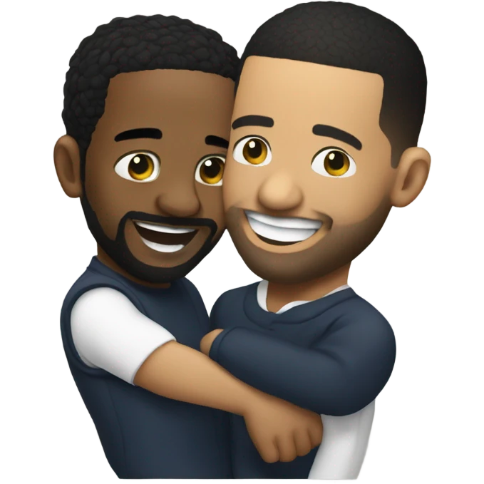 Drake tickling kendrick Lamar emoji
