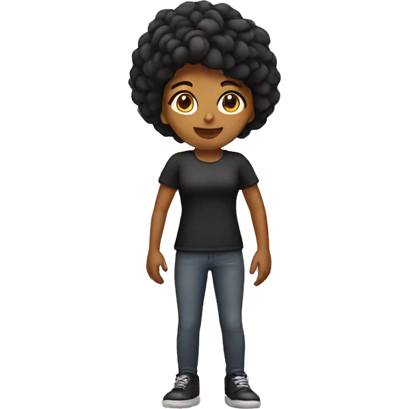 Chica negra emoji