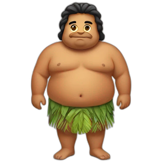Fat Polynesian emoji
