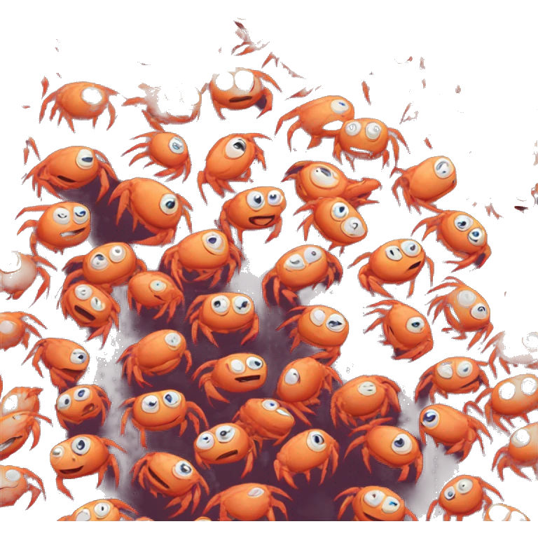 Crab rave emoji