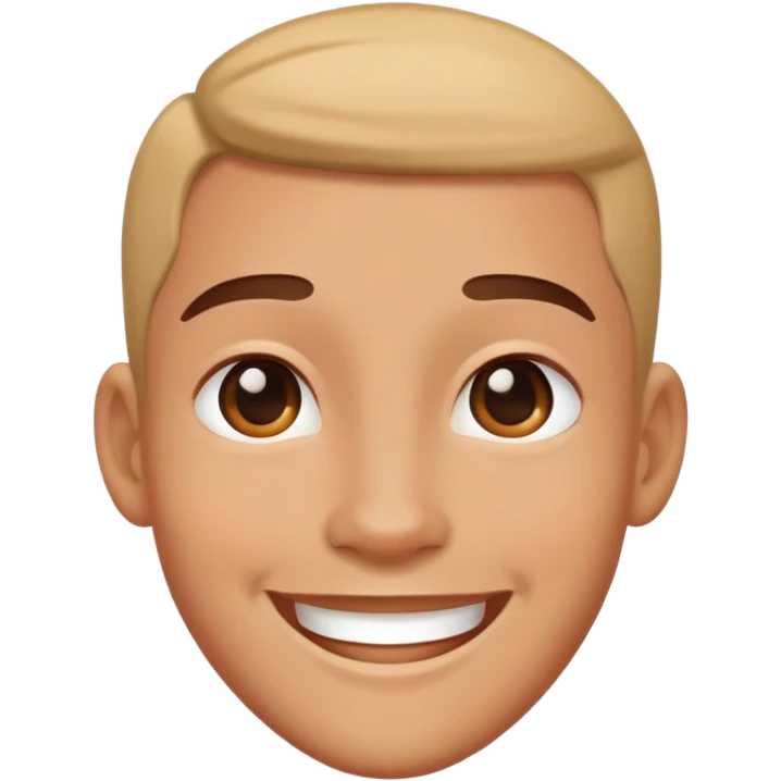 personalized cartoon avatar smiling emoji