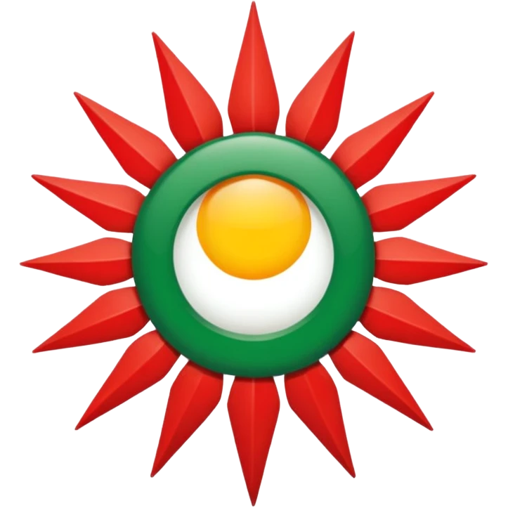 Kürdistan Bayrağı emoji