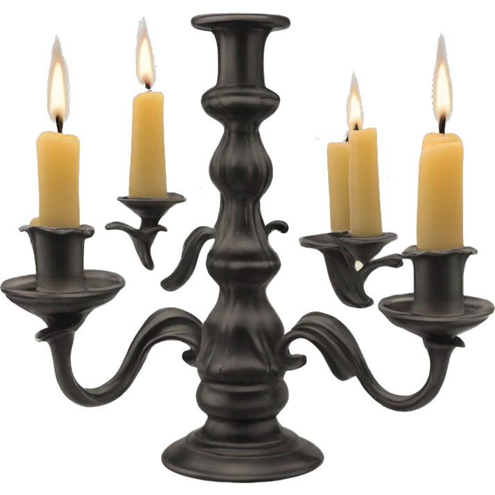 Vintage candle holder for 5 candles  emoji