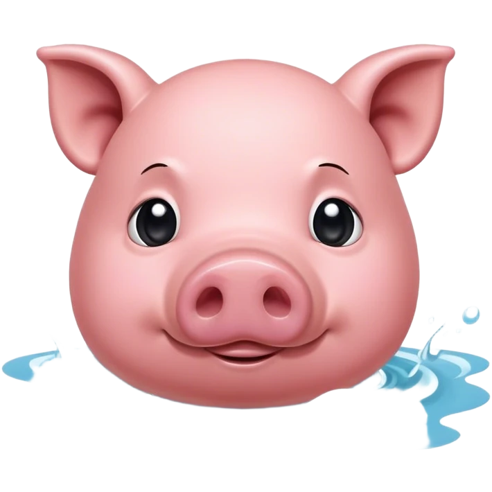 Cochon dans l’eau  emoji