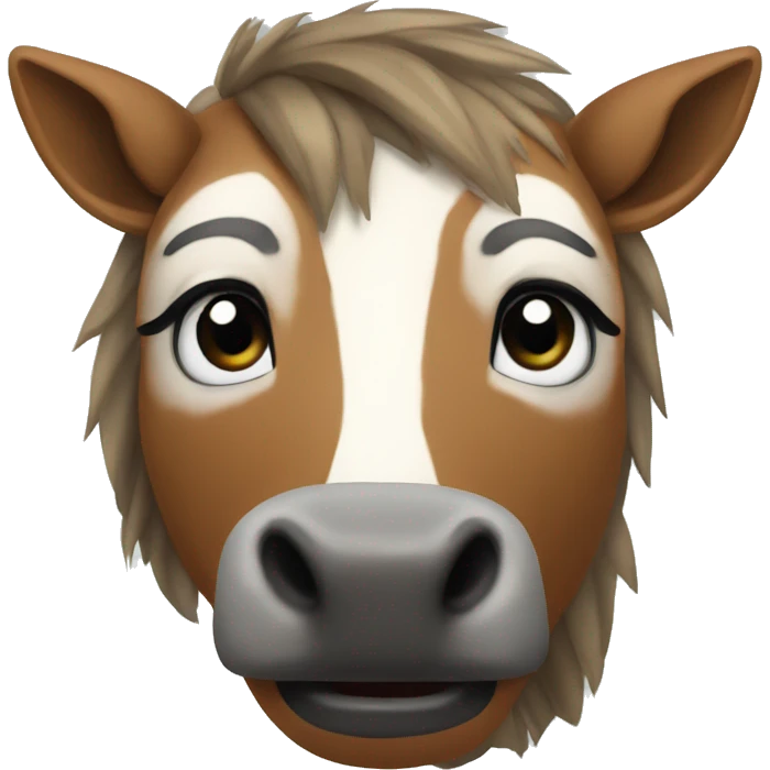 kuda dengan api emoji