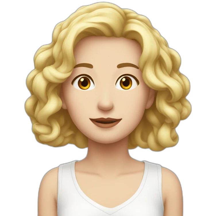 Роза белая emoji