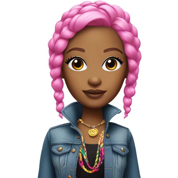 Barbie LOL doll girl emoji