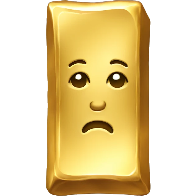 Gold bar emoji