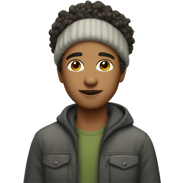 NICE MIXED RACE HUMAN WITH A RELAXED STYLE, A ACTIVIST APPEARANCE, A PACIFIST POSTURE AND A TRUE LOVER OF NATURE AND ARTS emoji