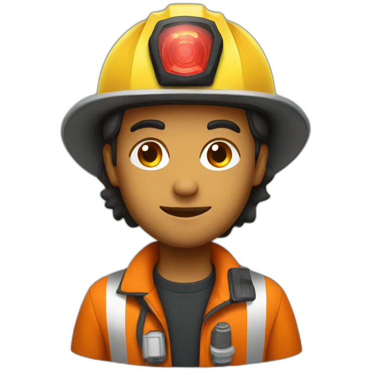 programmer fire fighter emoji