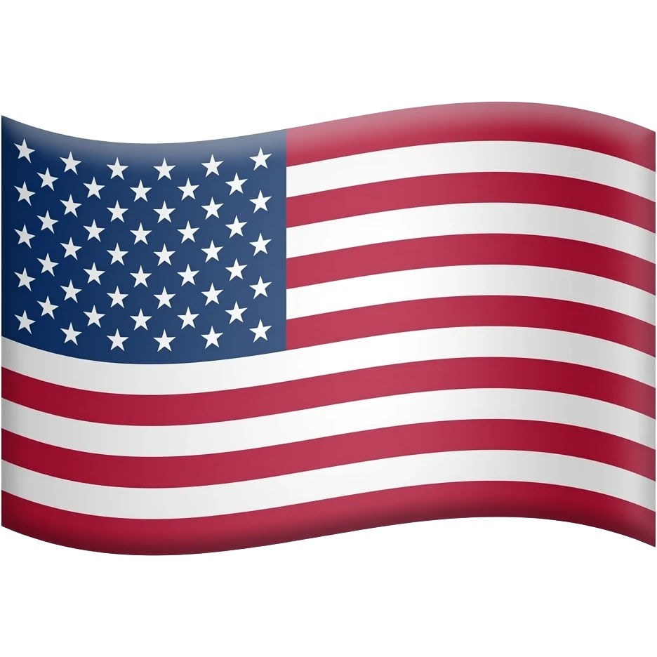 created a united states flag with 13 stars from 1776 emoji