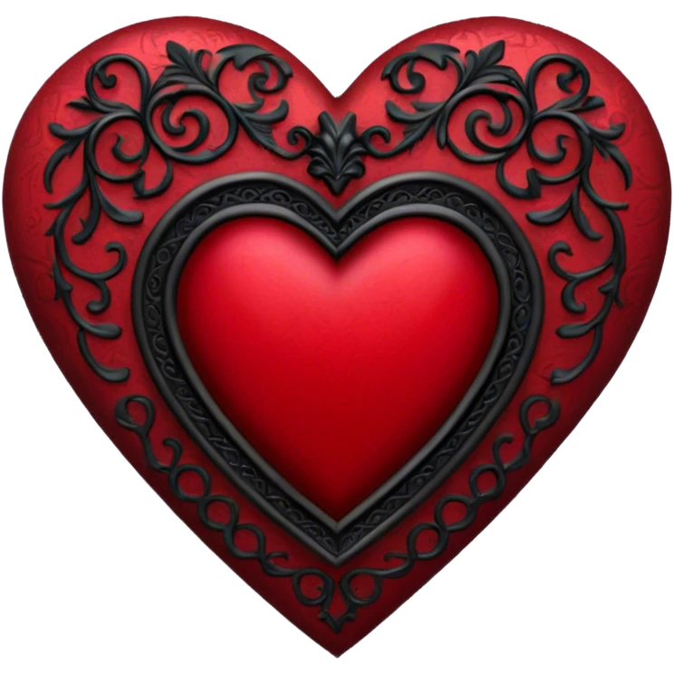 gothic heart emoji