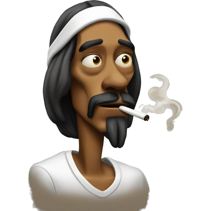snoop dog smoking emoji