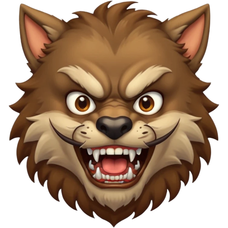 werewold with mustache  emoji