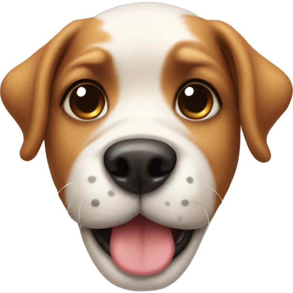Cute dog emoji