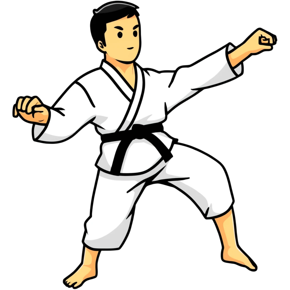 karate kick emoji