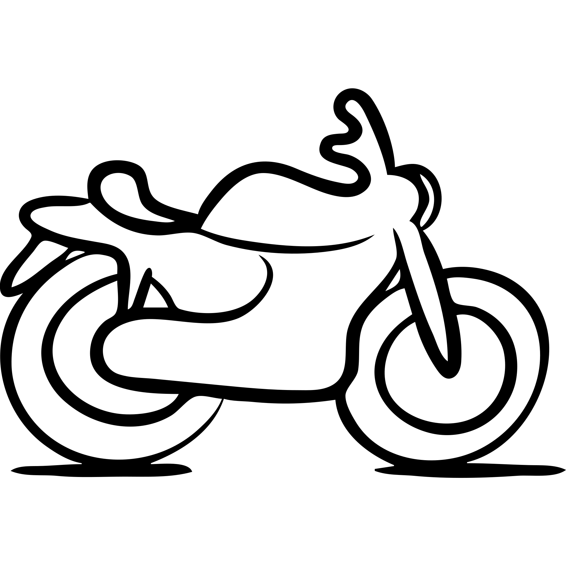 Hand-drawn motorcycle, simple side view with visible wheels, handlebars, and seat emoji