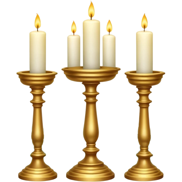 Aesthetic scenic beautiful gorgeous pretty elegant sparkly shiny scene of Candles, flowers, marble pedestals, lush vines and ferns emoji