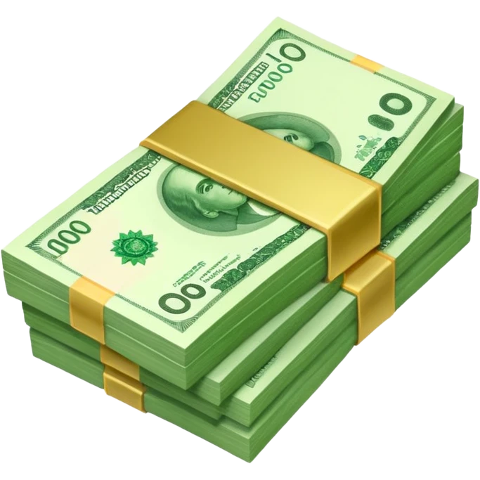 One thousand rubles emoji