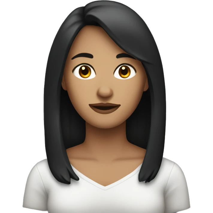 dark-haired woman emoji