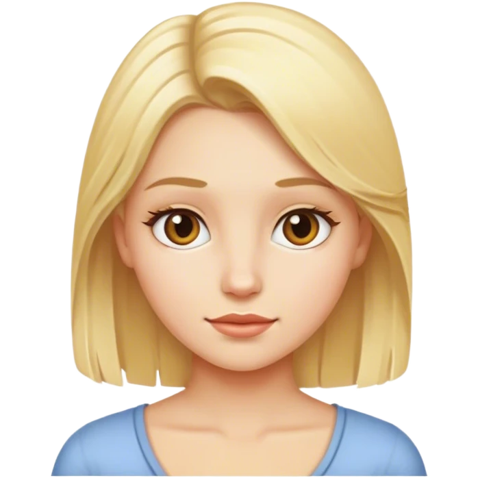 Blonde girl emoji