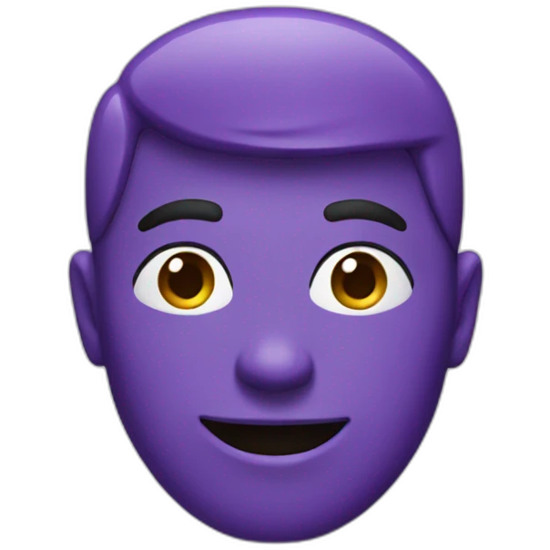 Purple guy emoji
