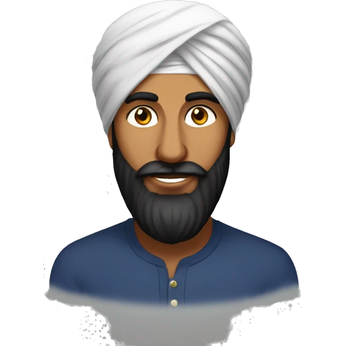 Sikh guy in turban emoji