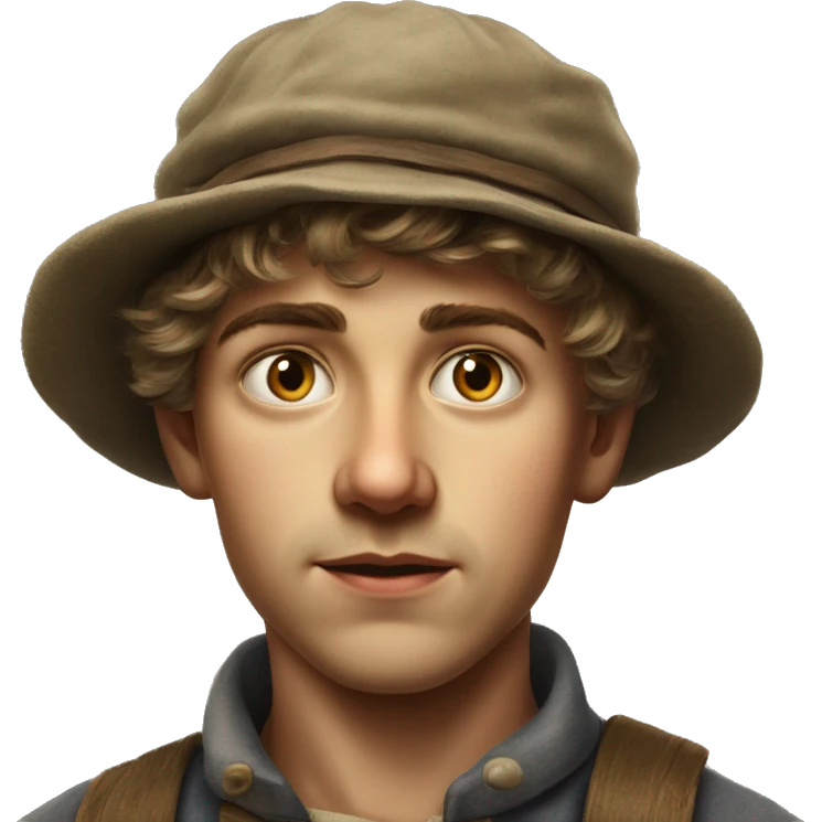 young peasant men during the 1917 revolution in Russia photorealistic serious emoji