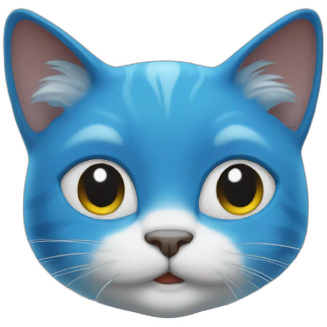 Smurf cat bleue emoji