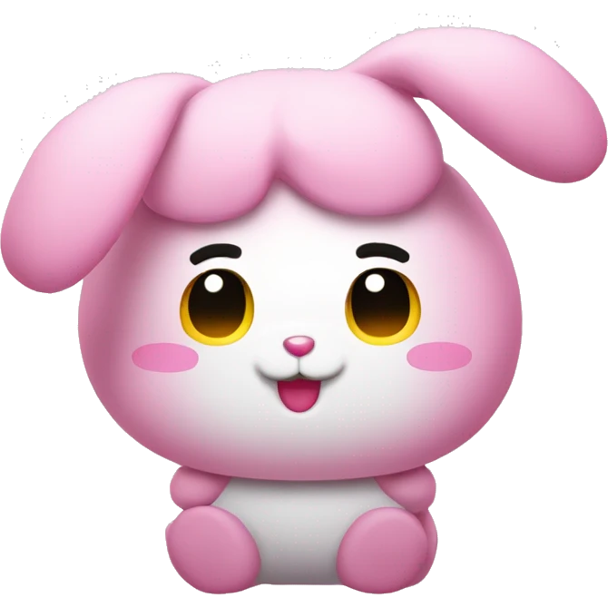 cooky bt21 pink bunny emoji