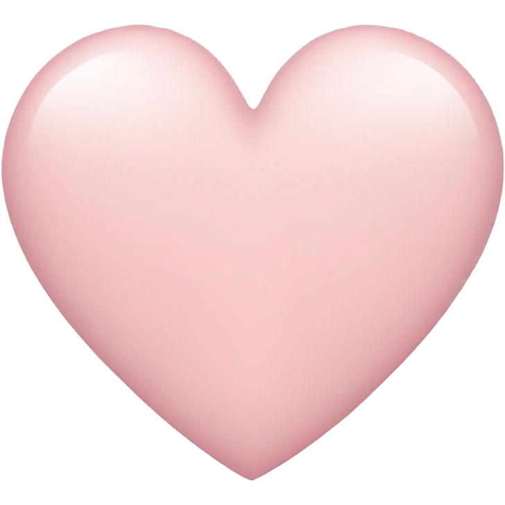 light pink heart emoji