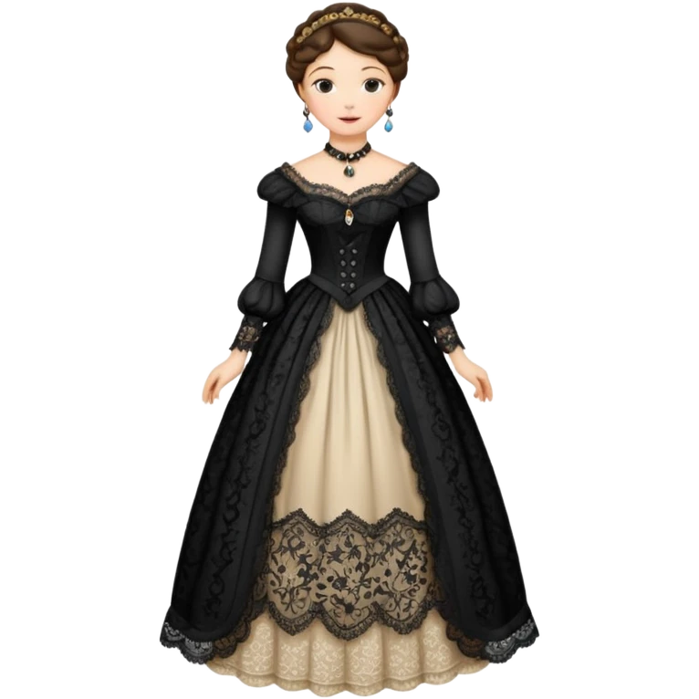 victorian lady emoji