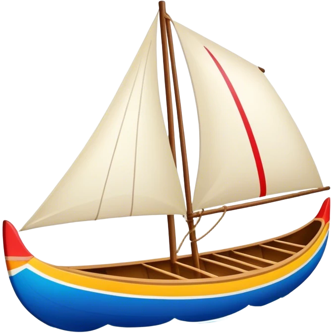 hawaiian sailing canoe emoji
