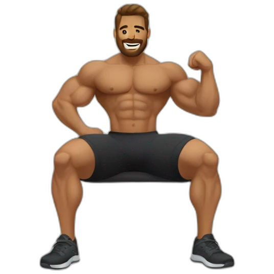 Leg day gym emoji