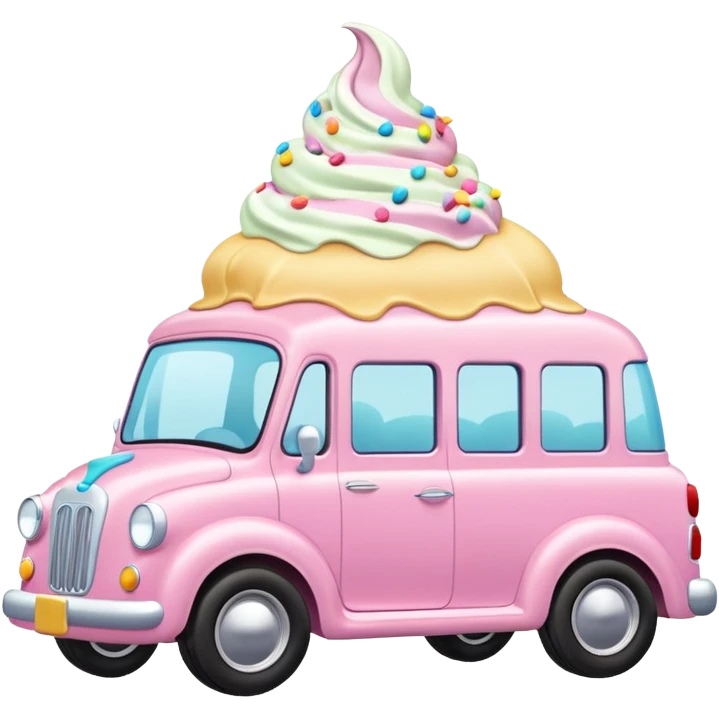 ice cream car emoji