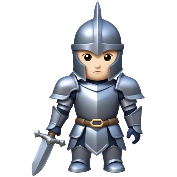 Make mini pekka from the game clash royale emoji