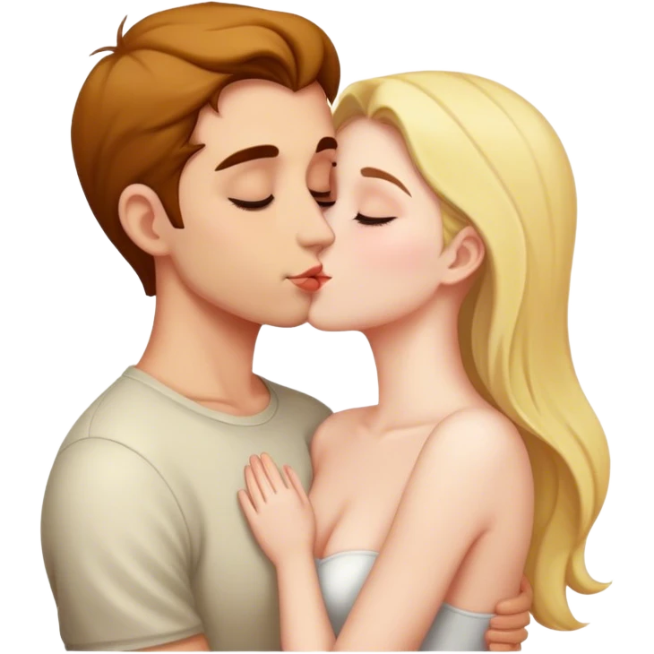 Cuple kissing emoji
