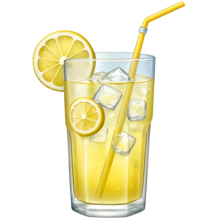 lemonade with ice emoji