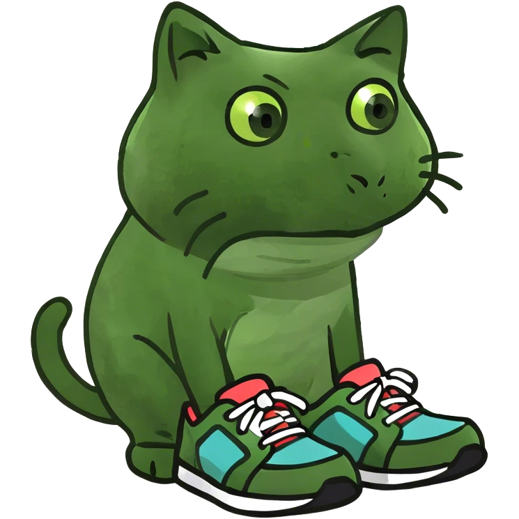 cat with shoes on emoji