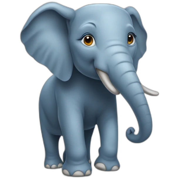 Un éléphant emoji