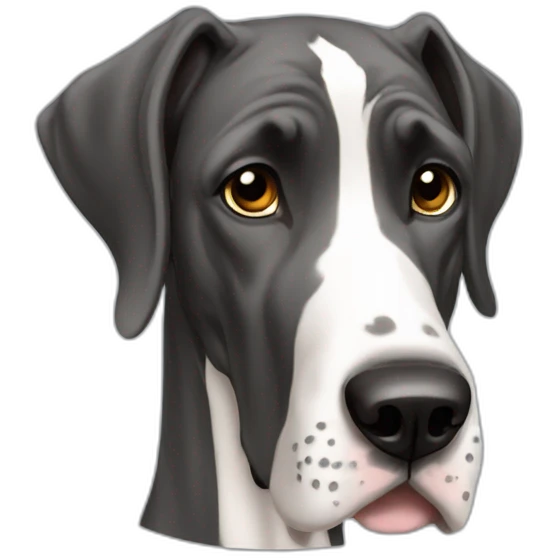 great dane emoji