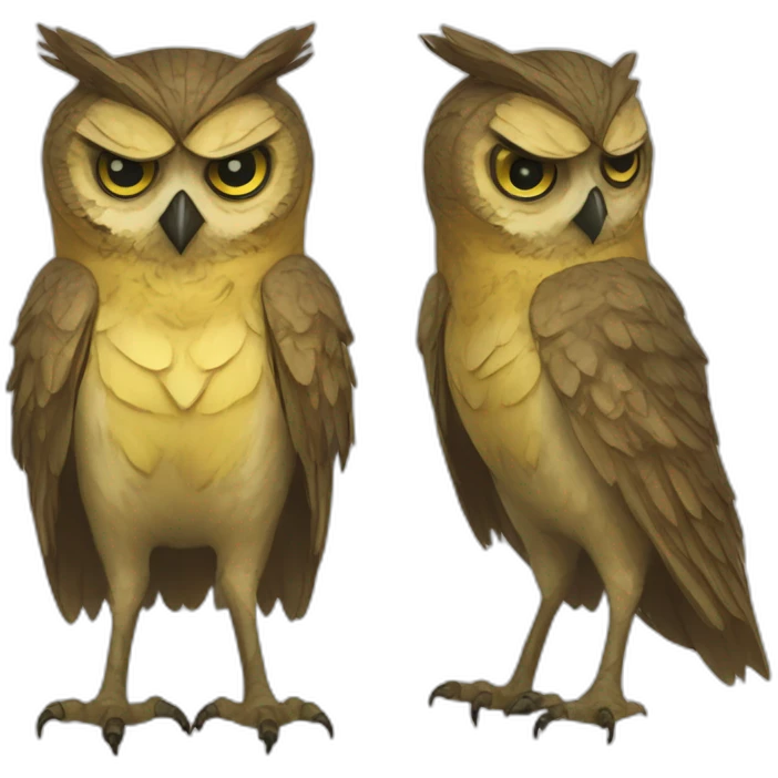 Bill cipher Sprig Plantar Owl lady emoji