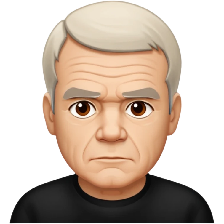 Serious Milan Kundera emoji
